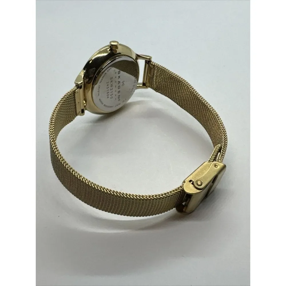 Skagen Anita Lille SKW2150 Women's Gold-Tone Stainless Steel Analog Watch JNA899